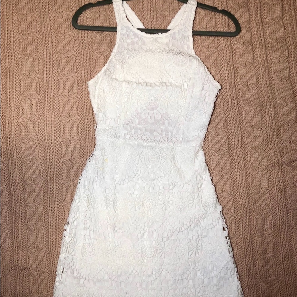 hollister lace dress
